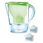 Lot 12 cartouches et Carafe verte Marella Cool Brita france